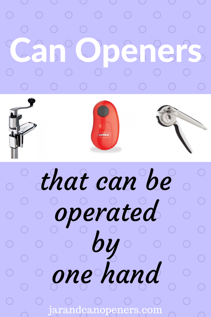 One-handed can openers