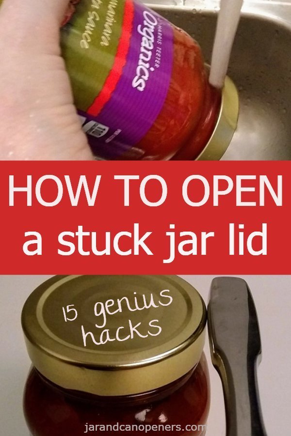 how to open a stuck jar lid