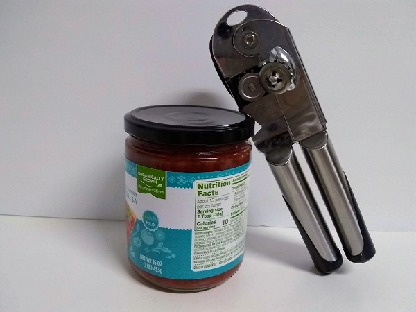 easy way to open a jar with a bottle opener